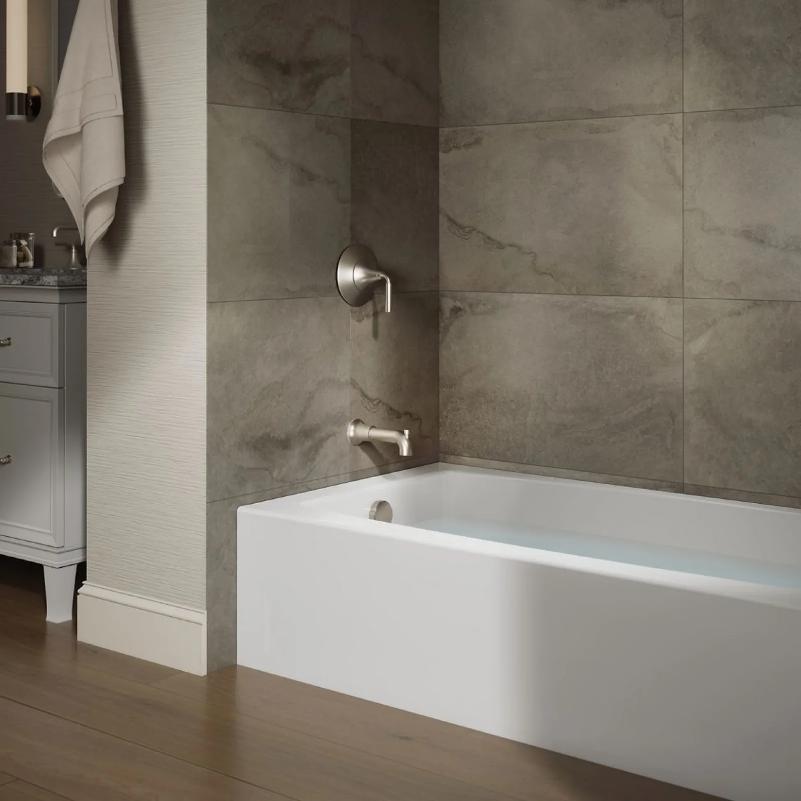 60" x 32" alcove bath with left drain^Kohler Clearance