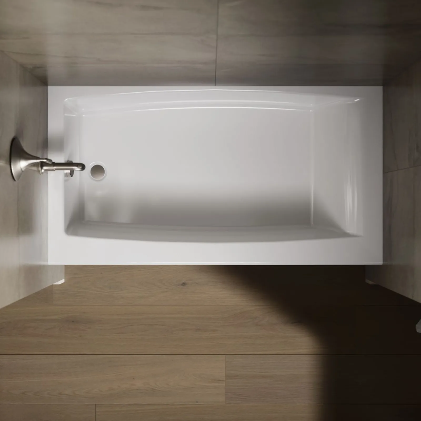 60" x 32" alcove bath with left drain^Kohler Clearance