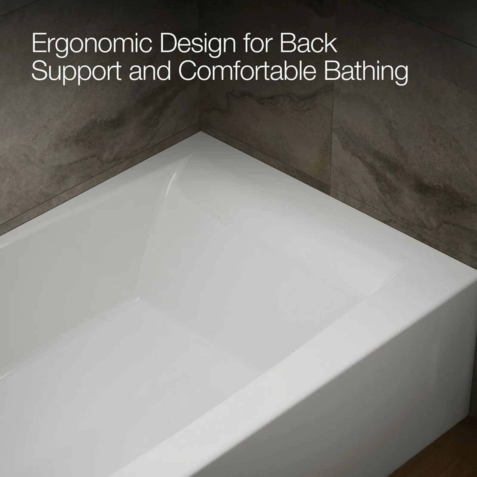 60" x 32" alcove bath with left drain^Kohler Clearance