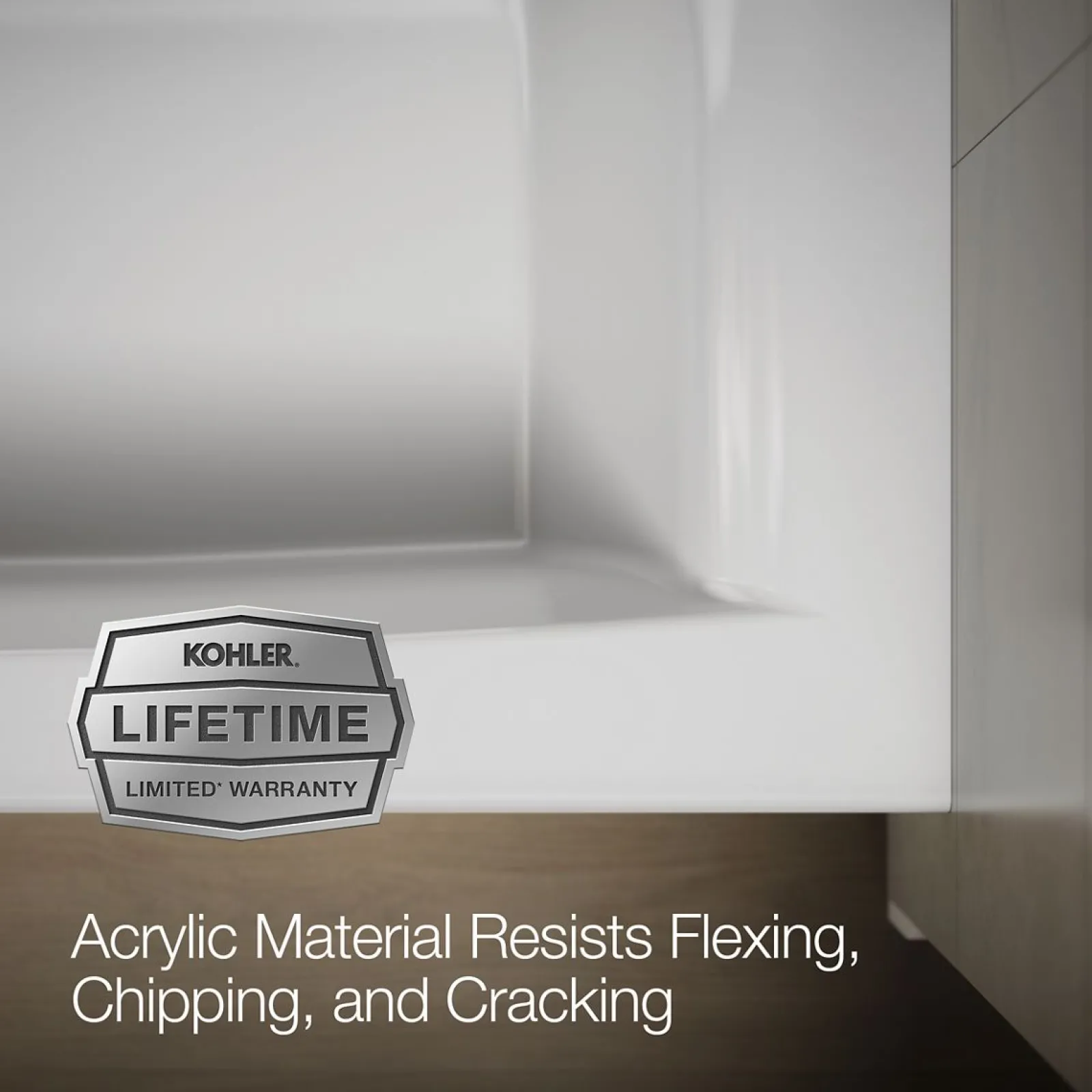 60" x 32" alcove bath with left drain^Kohler Clearance