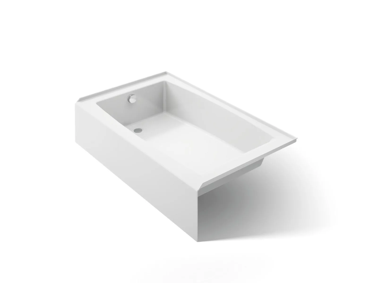 60" x 36" alcove bath with left drain^Kohler Best