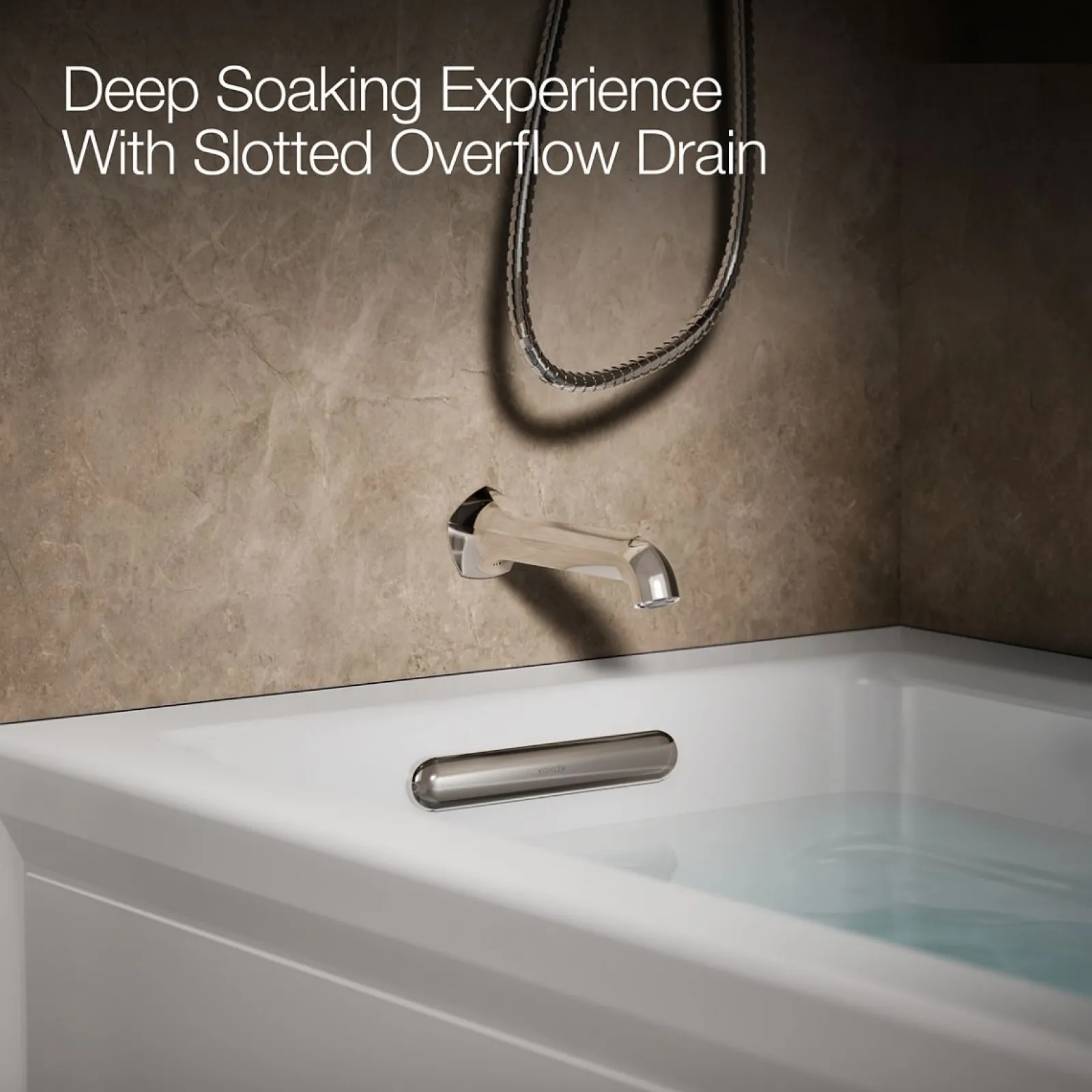 66" x 32" alcove Heated BubbleMassage™ air bath, left drain^Kohler Sale