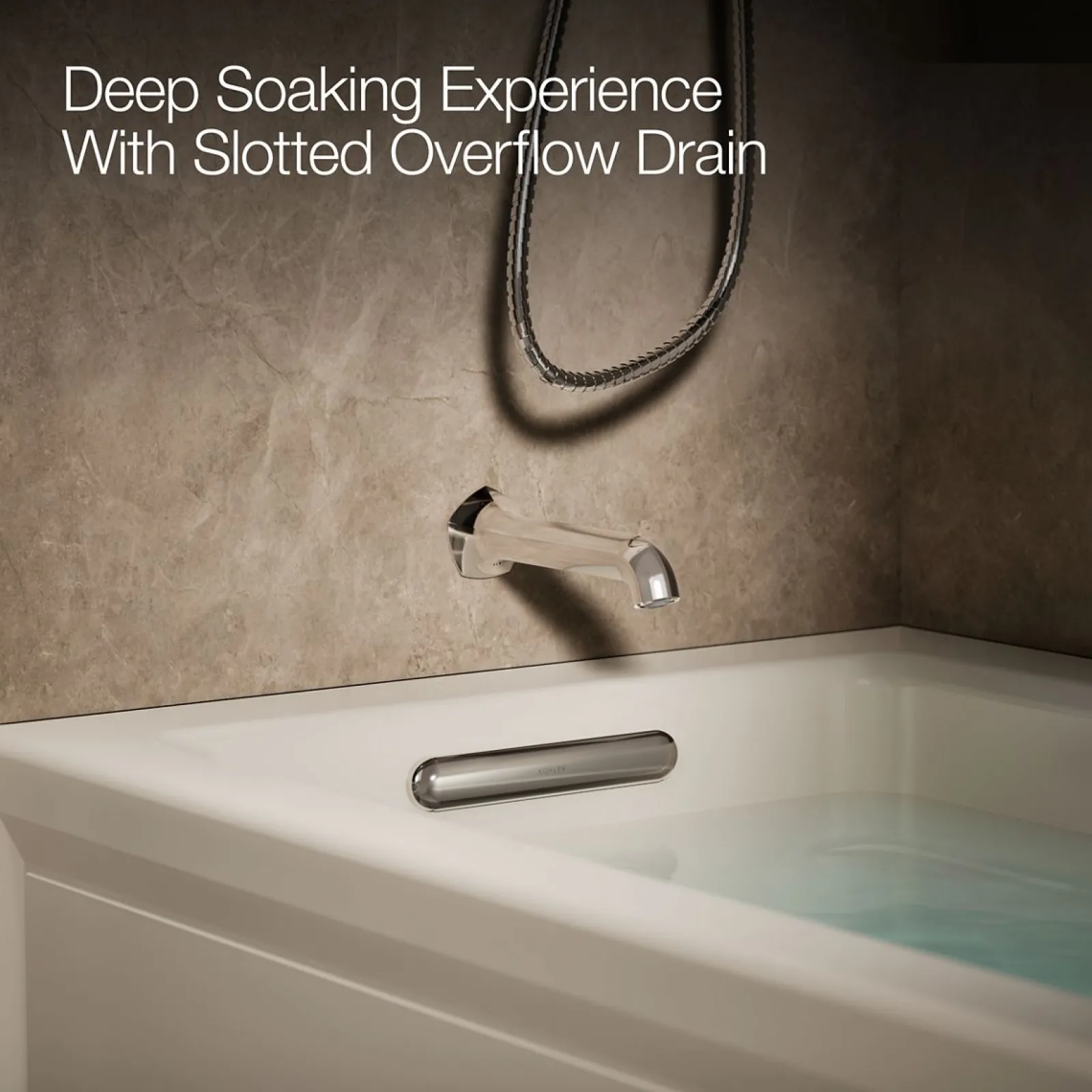 66" x 32" alcove Heated BubbleMassage™ air bath, left drain^Kohler Sale