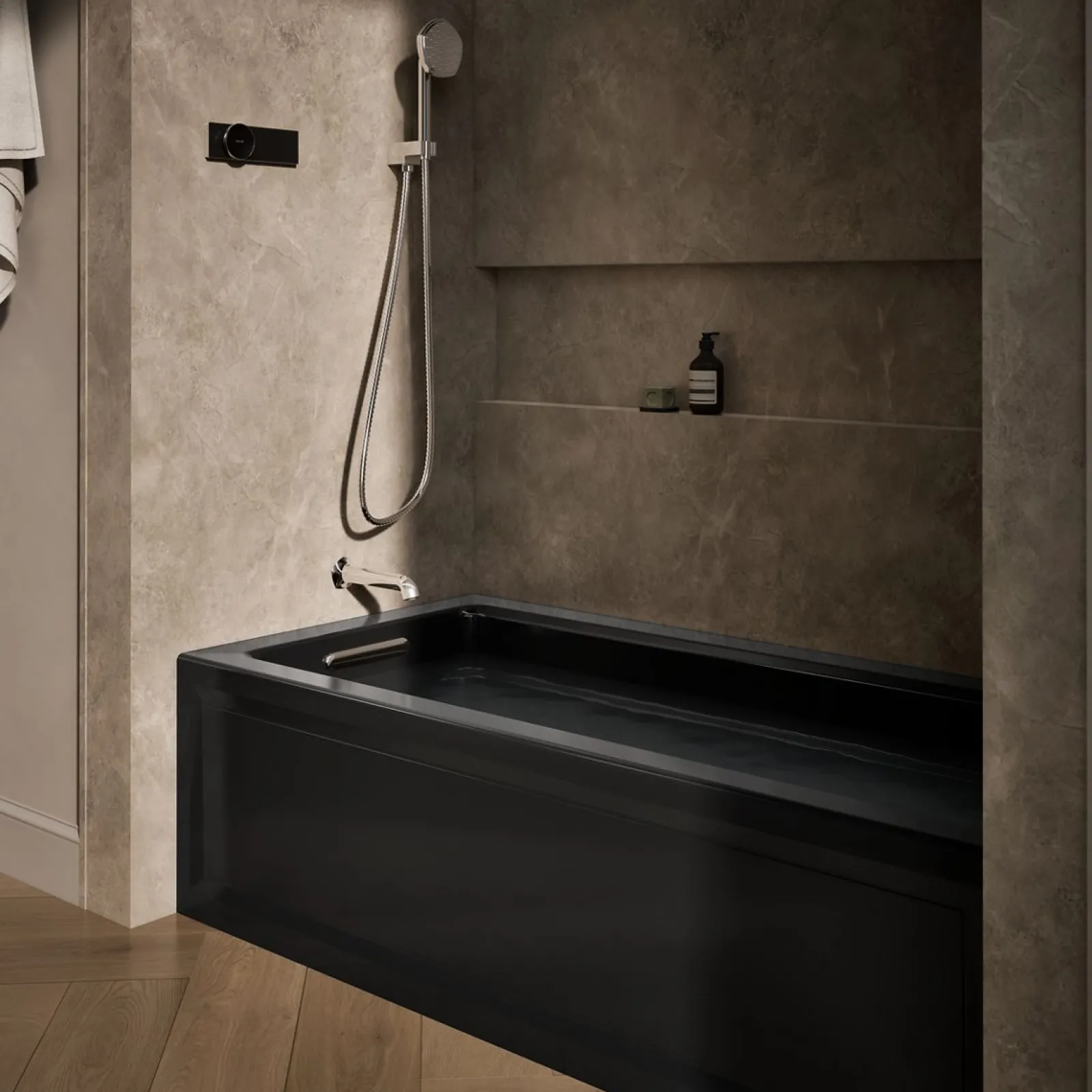 66" x 32" alcove Heated BubbleMassage™ air bath, left drain^Kohler Sale