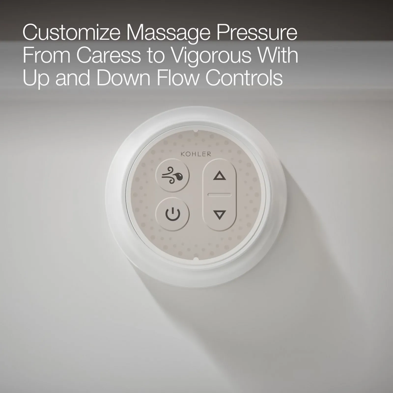 60" x 32" alcove Heated BubbleMassage™ air bath and whirlpool, left drain^Kohler
