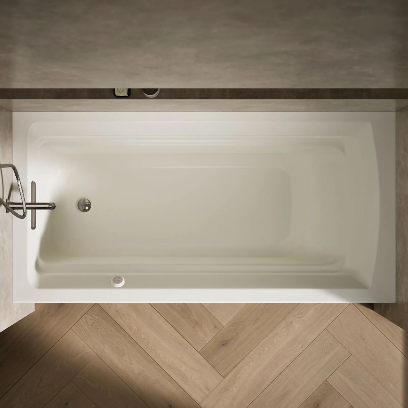 72" x 36" alcove Heated BubbleMassage™ air bath, left drain^Kohler Sale