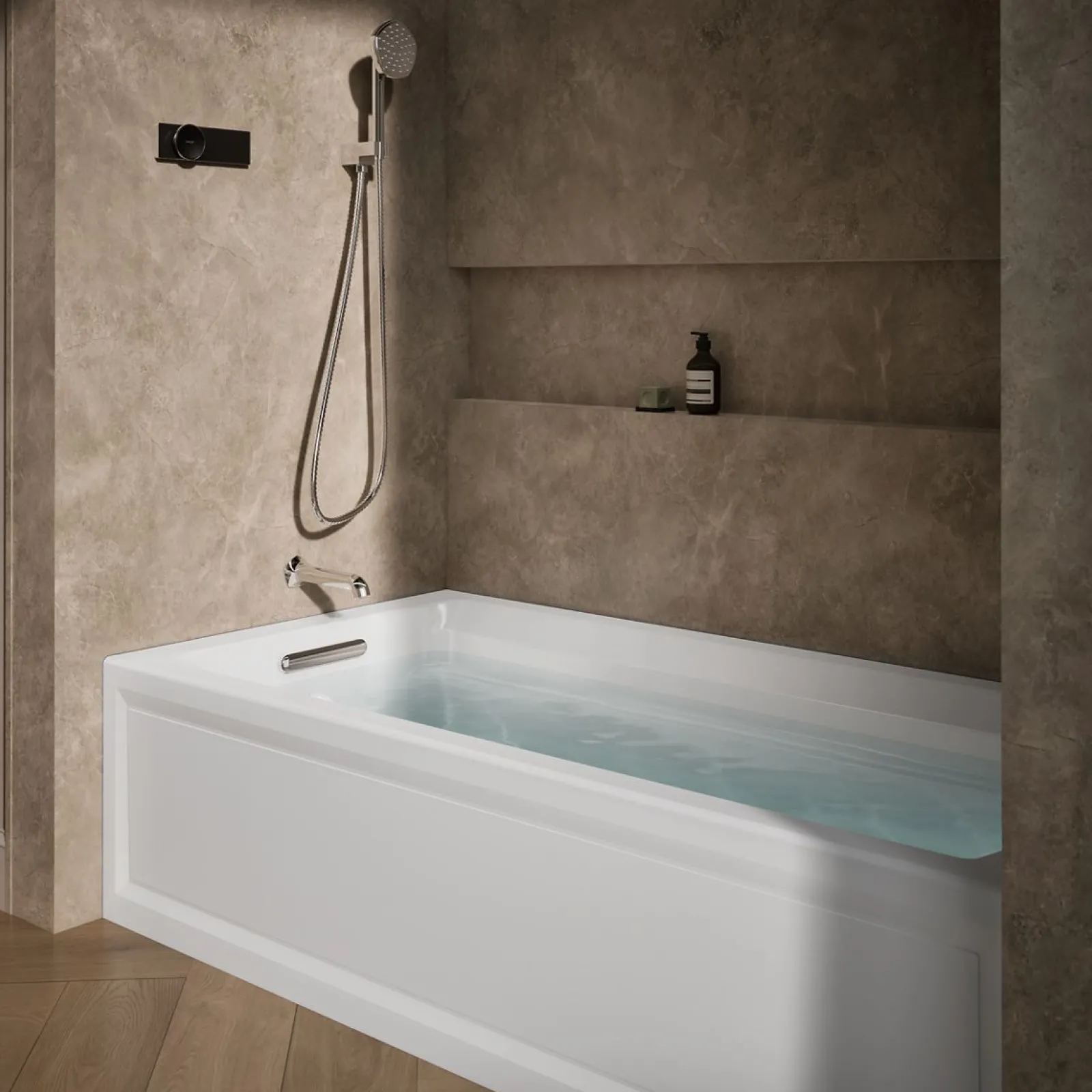 72" x 36" alcove Heated BubbleMassage™ air bath, left drain^Kohler Sale