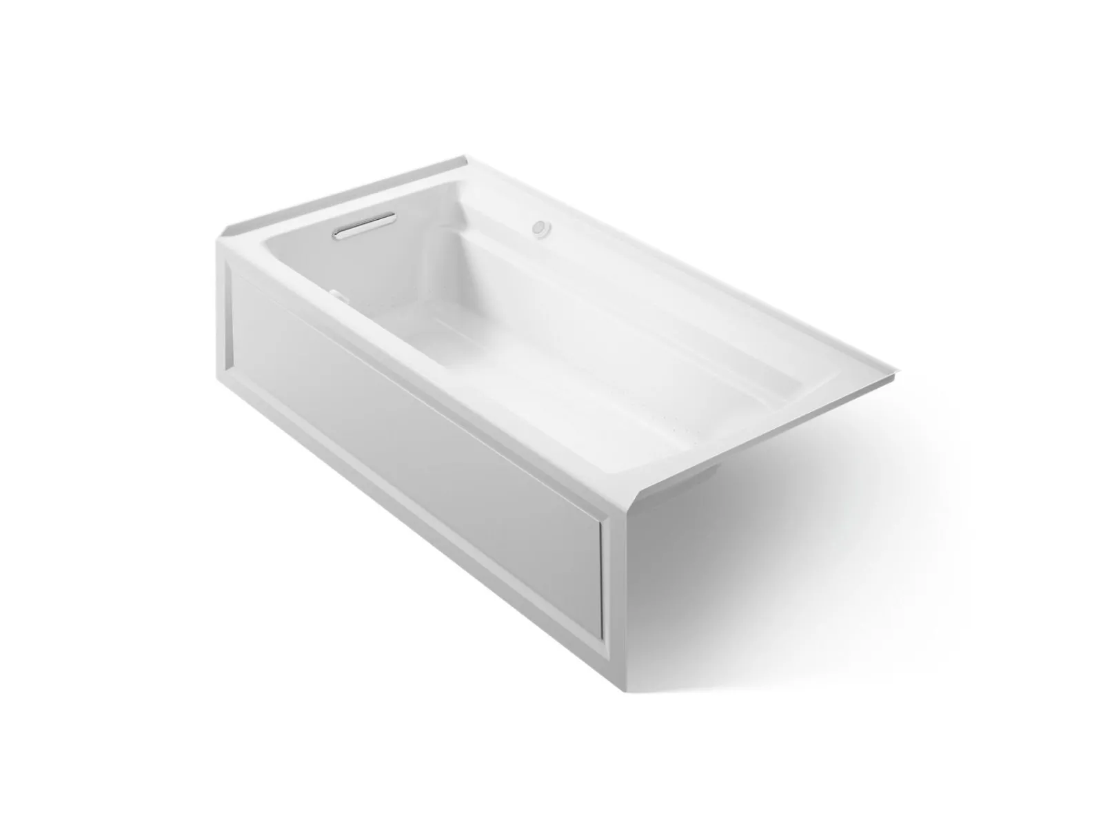 72" x 36" alcove Heated BubbleMassage™ air bath with Bask® heated surface, left drain^Kohler Clearance