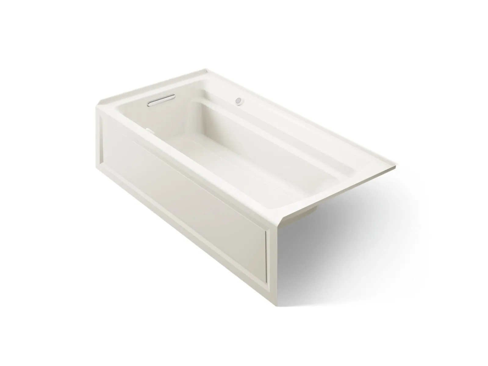 72" x 36" alcove Heated BubbleMassage™ air bath with Bask® heated surface, left drain^Kohler Clearance