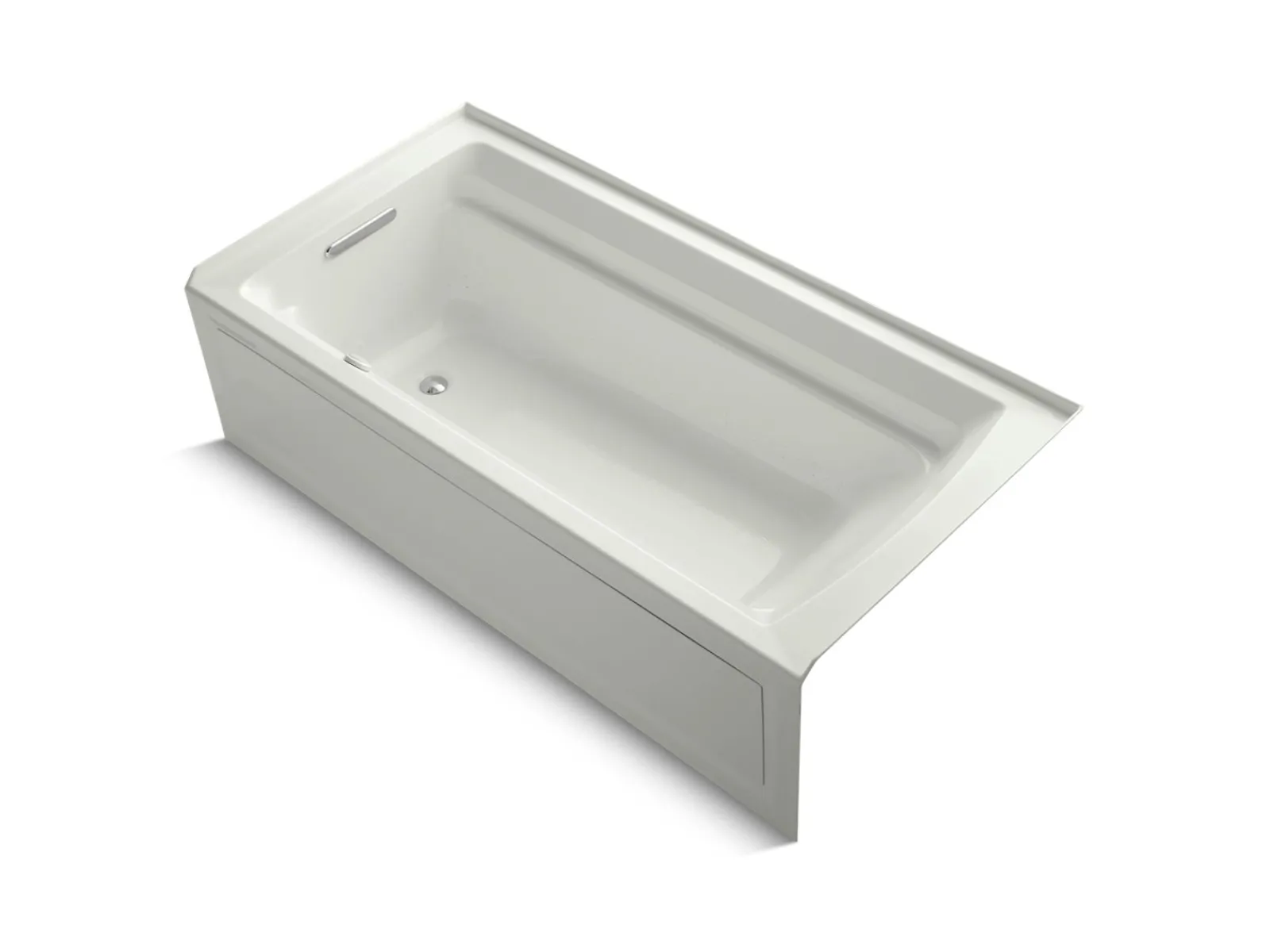 72" x 36" alcove Heated BubbleMassage™ air bath with Bask® heated surface, left drain^Kohler Clearance