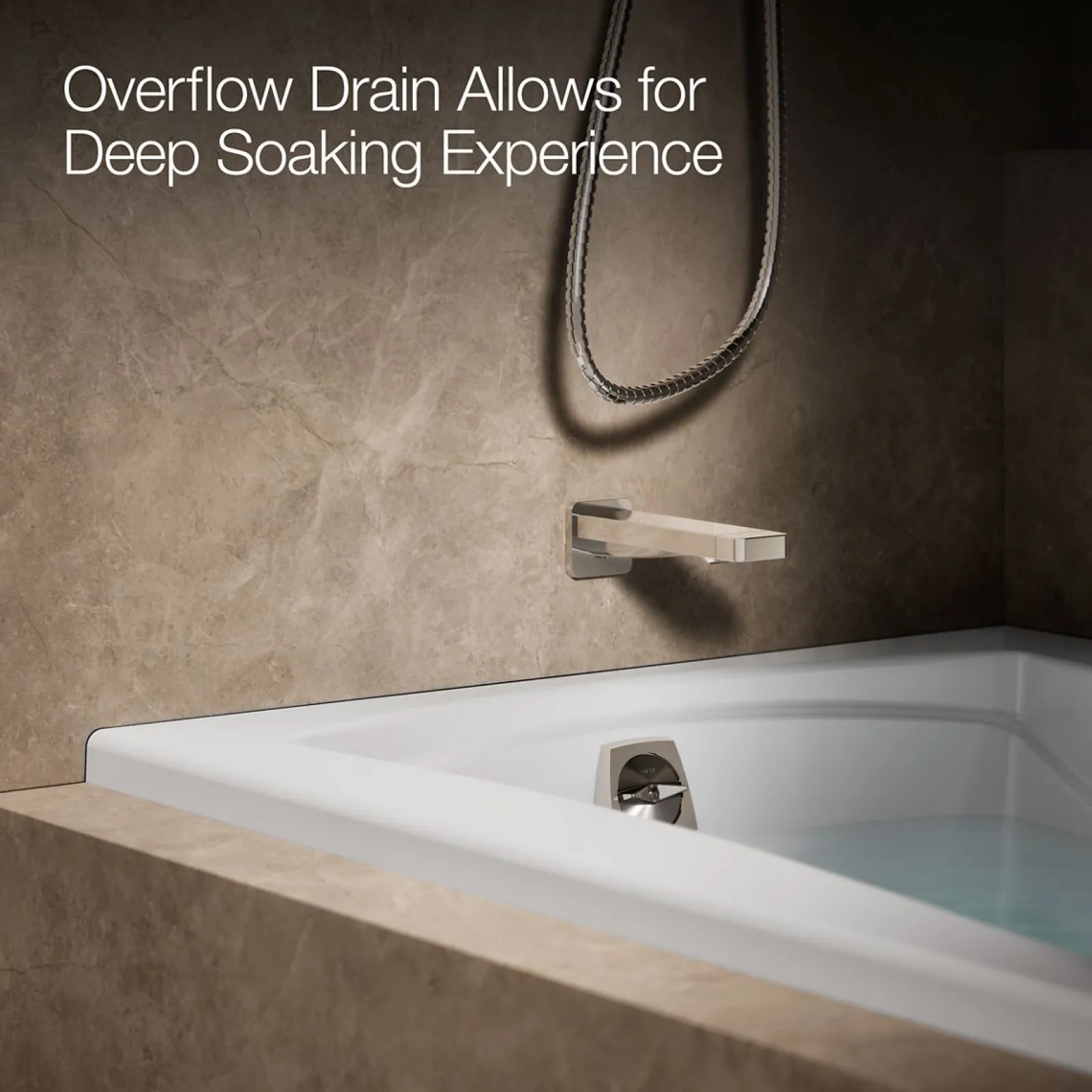 60" x 36" alcove Heated BubbleMassage™ air bath with Bask® heated surface, left drain^Kohler Outlet