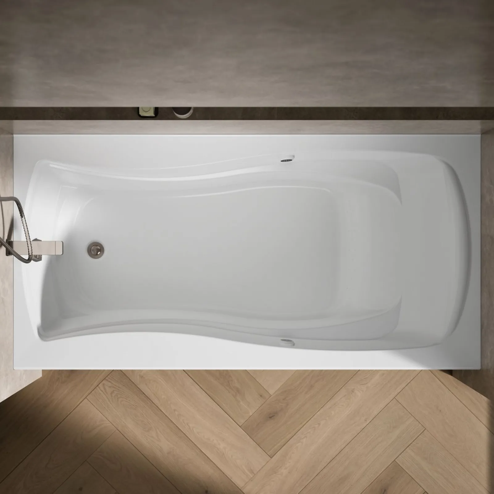 72" x 36" alcove Heated BubbleMassage™ air bath with Bask® heated surface, left drain^Kohler Sale