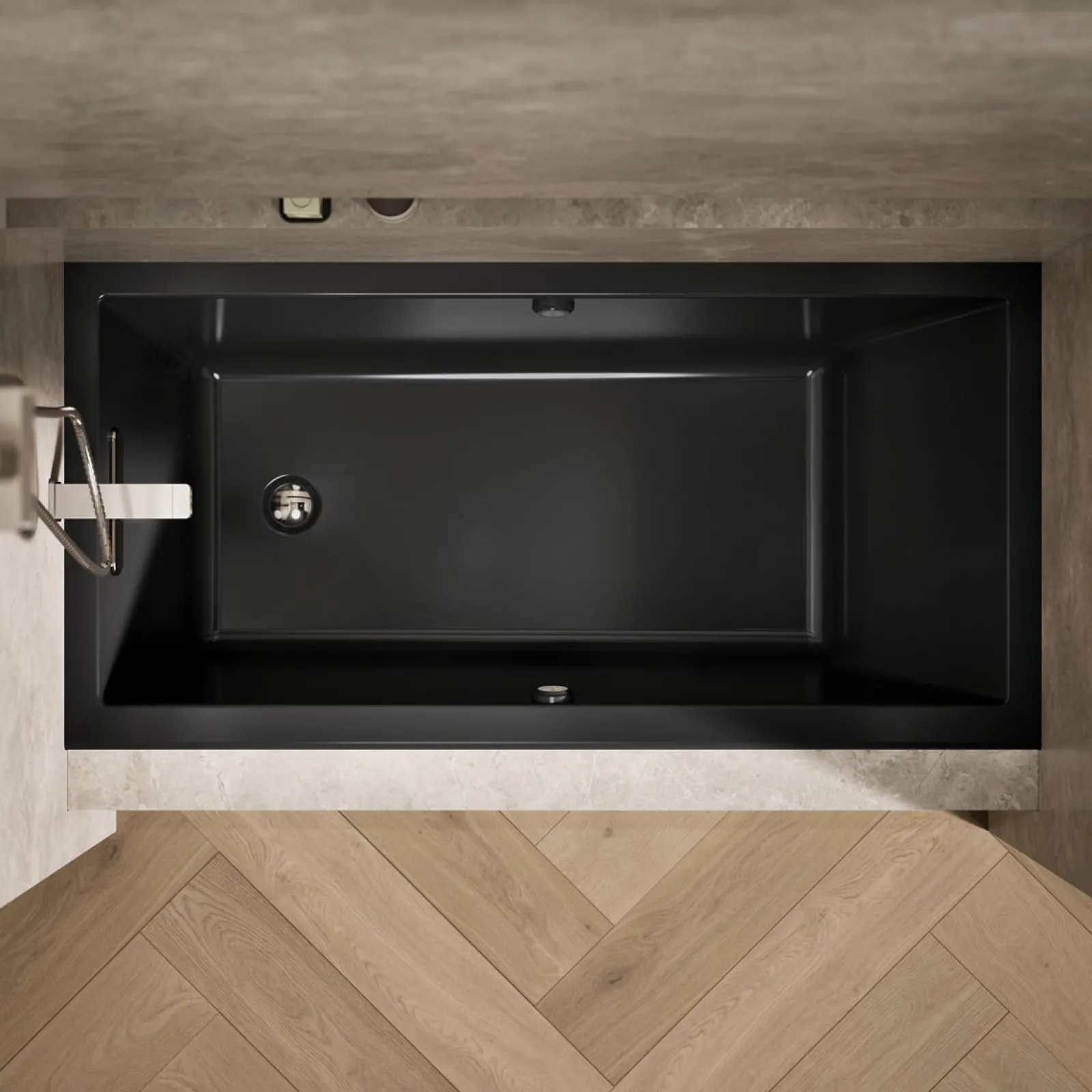 60" x 30" alcove Heated BubbleMassage™ air bath with Bask®, left drain^Kohler Best