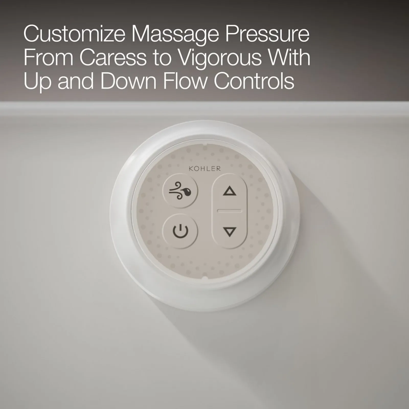60" x 30" alcove Heated BubbleMassage™ air bath with Bask®, left drain^Kohler Best