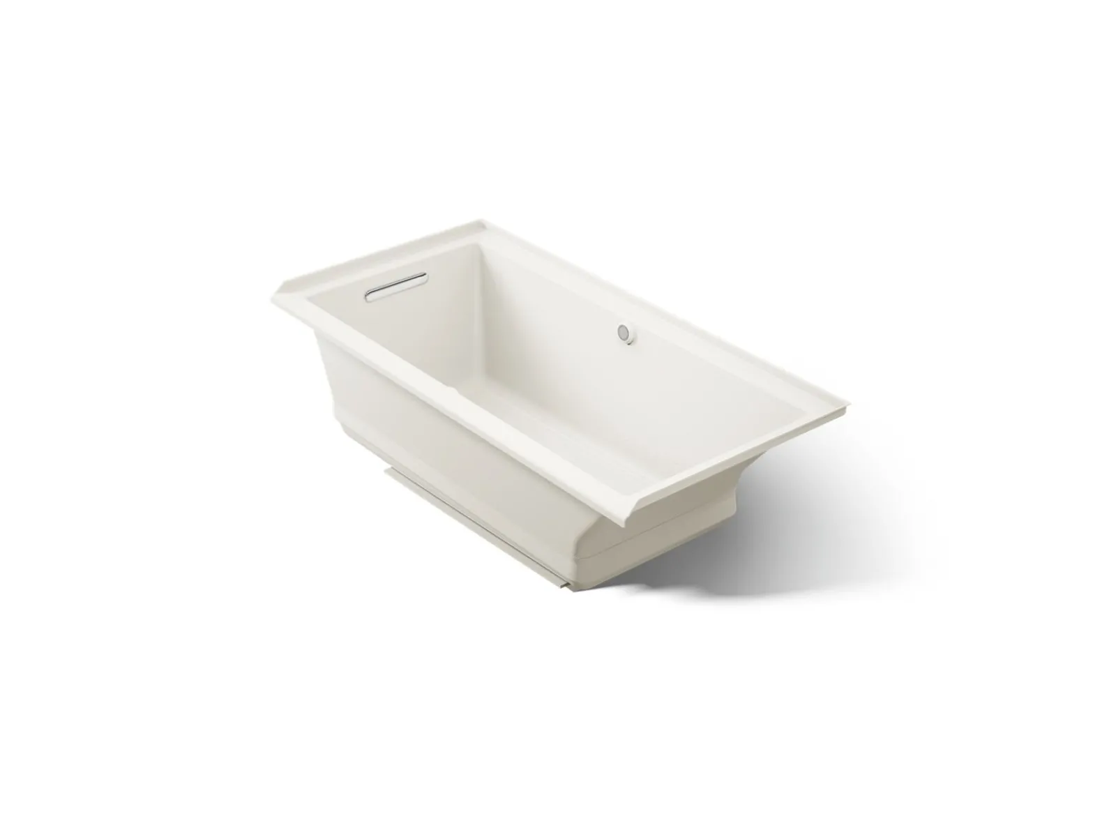 60" x 30" alcove Heated BubbleMassage™ air bath with Bask®, left drain^Kohler Best