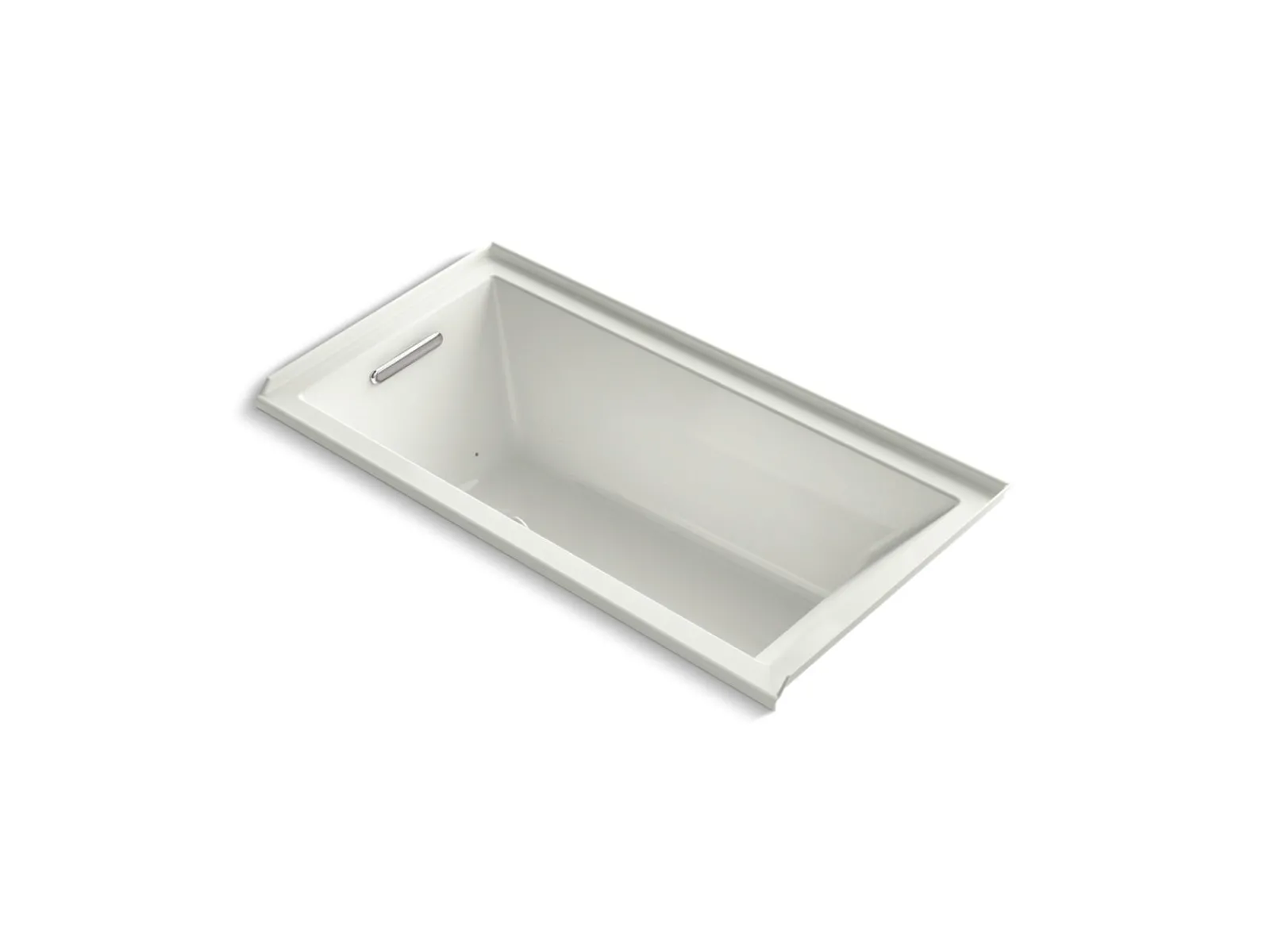 60" x 30" alcove Heated BubbleMassage™ air bath with Bask®, left drain^Kohler Best