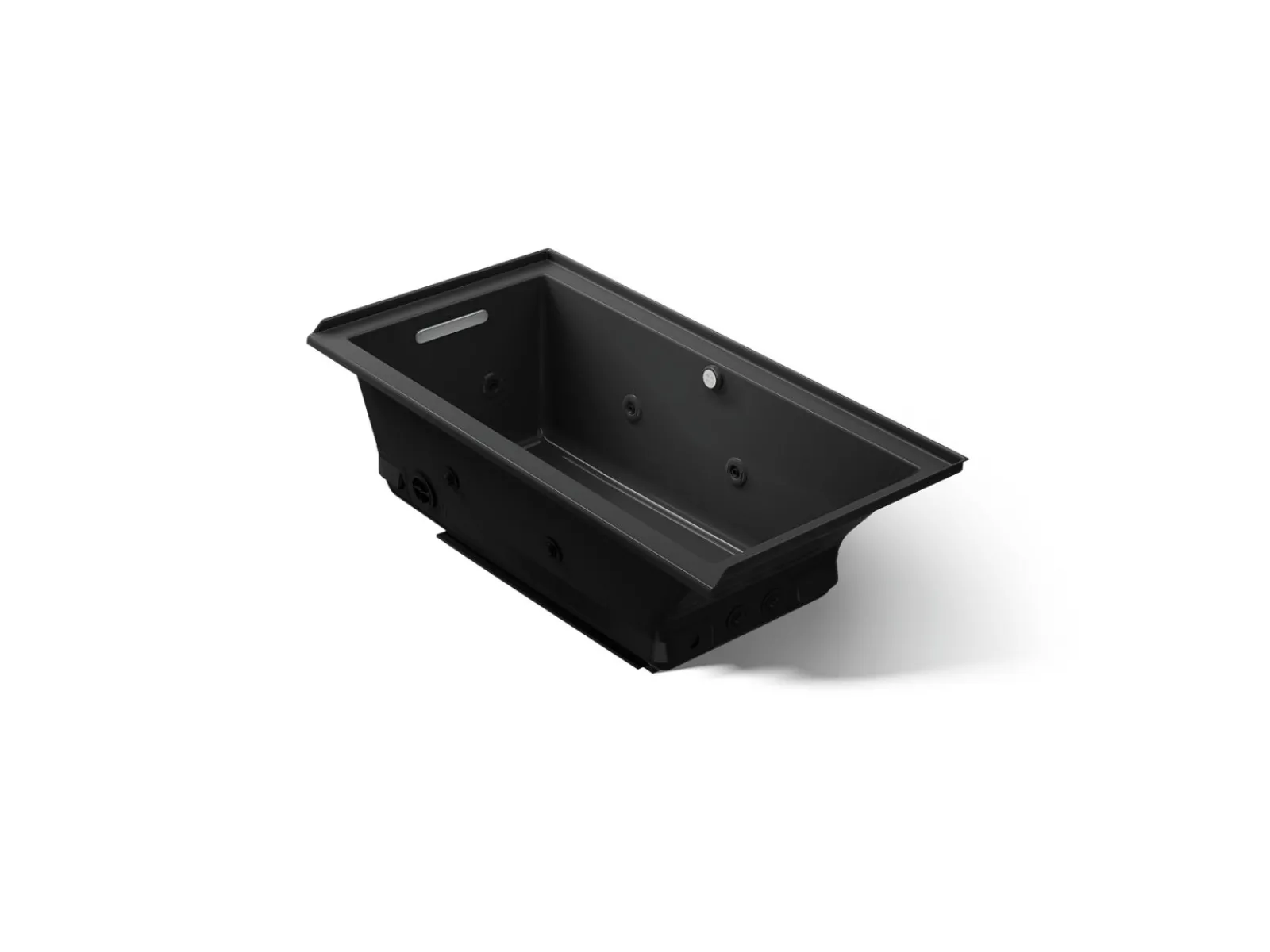 60" x 30" alcove Heated BubbleMassage™ air bath with whirlpool, left drain^Kohler Discount
