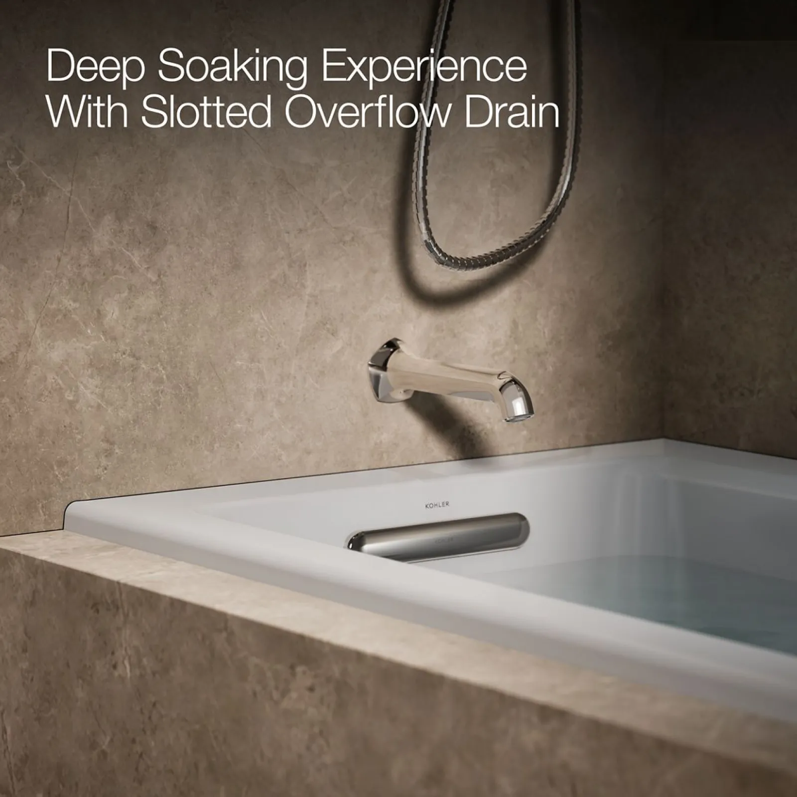60" x 30" alcove heated whirlpool bath, left drain^Kohler Clearance