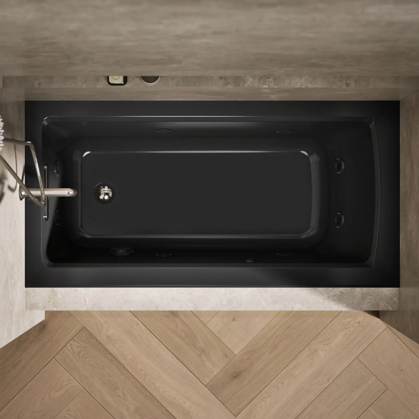 60" x 30" alcove heated whirlpool bath, left drain^Kohler Clearance