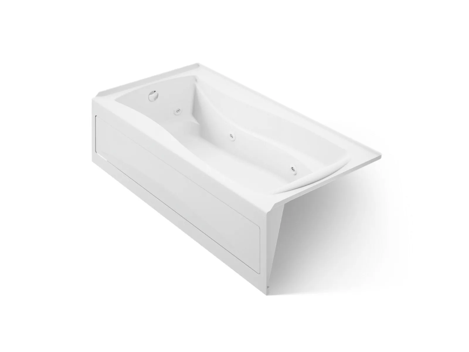 72" x 36" alcove heated whirlpool bath, left drain^Kohler Discount