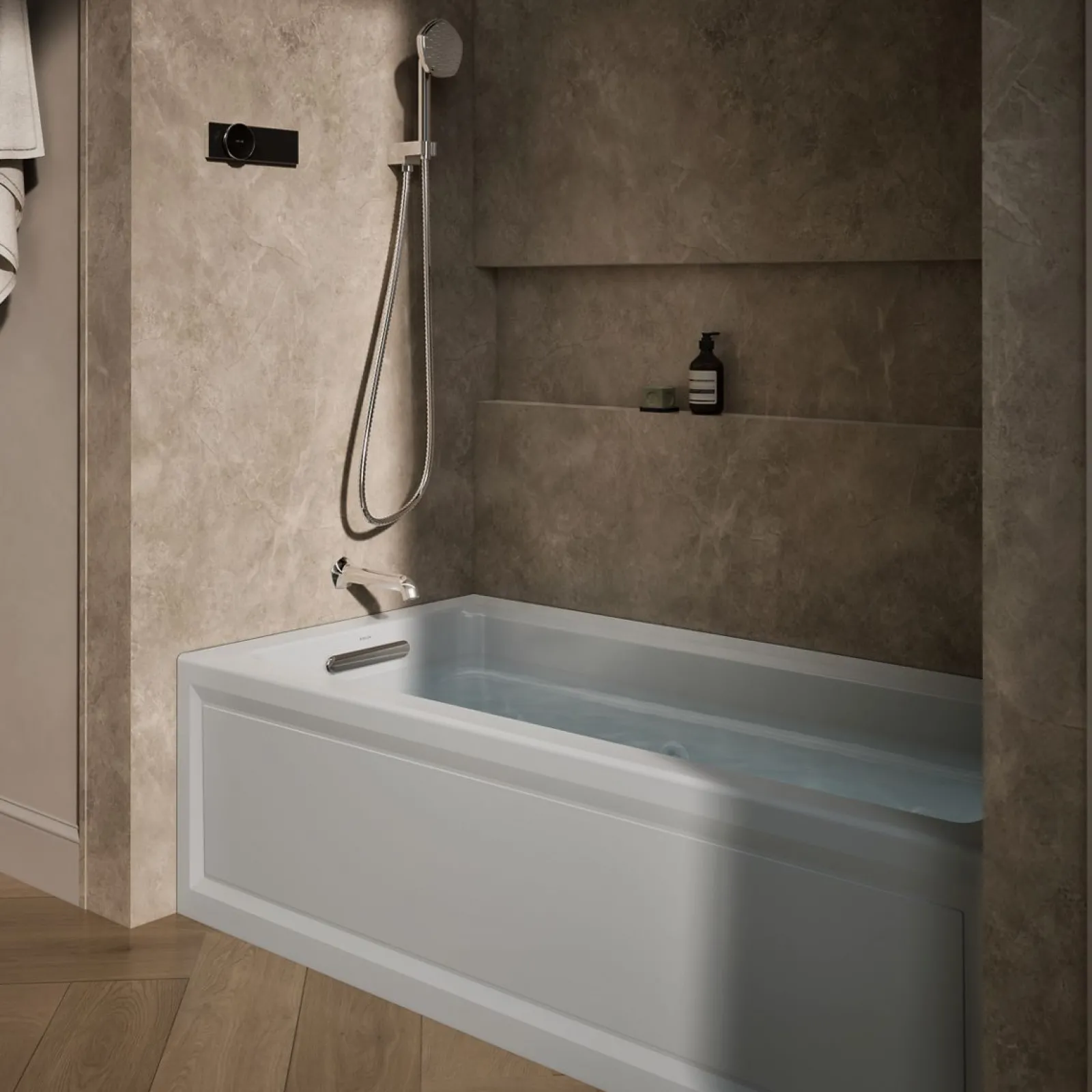 66" x 32" alcove heated whirlpool, left hand^Kohler Clearance