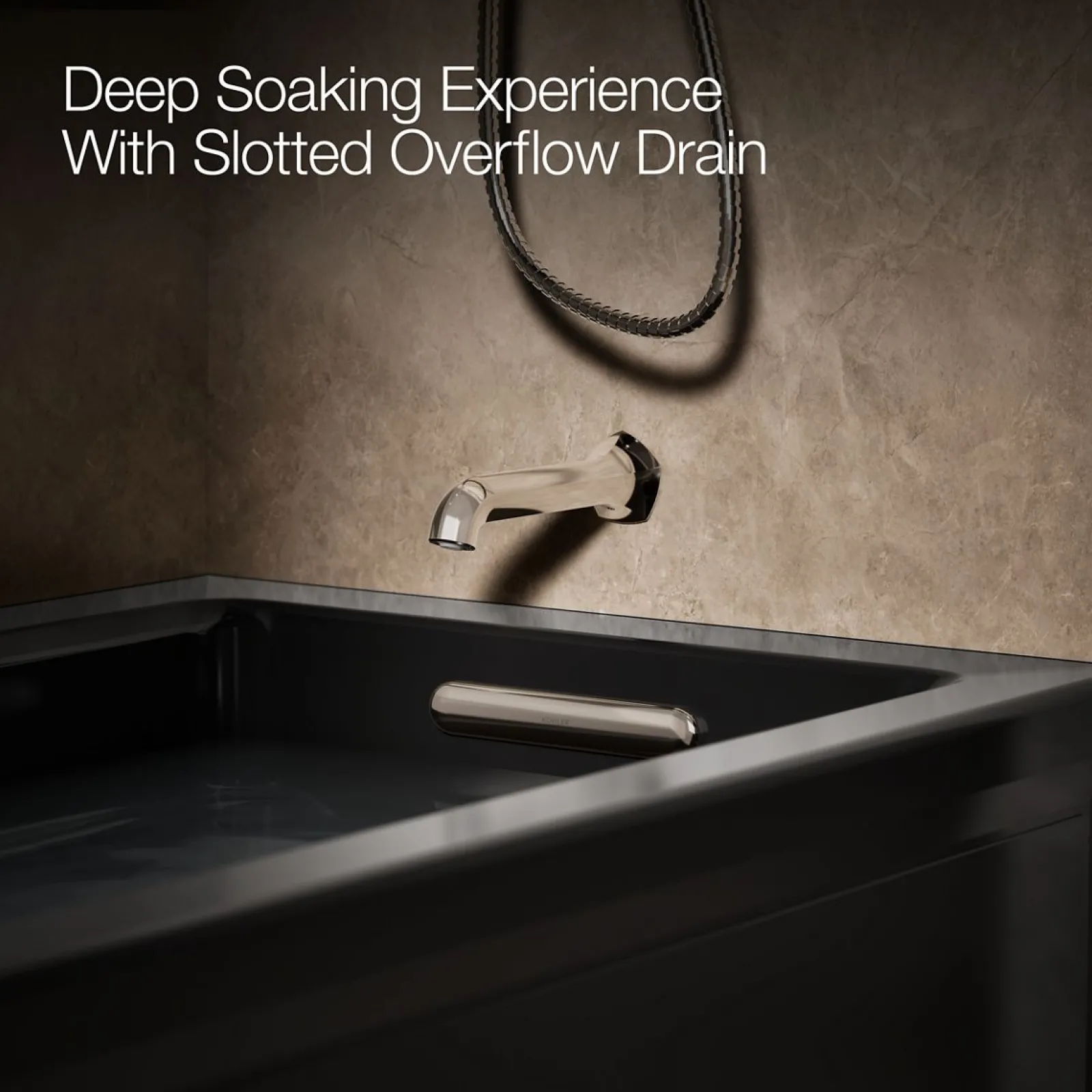 66" x 32" alcove heated whirlpool, right drain^Kohler