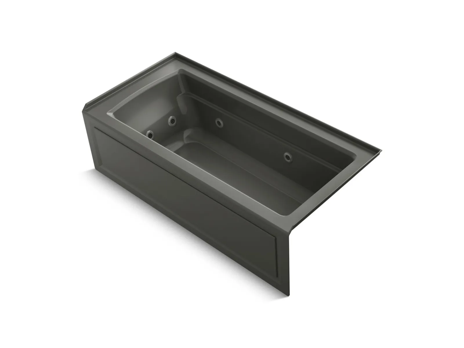 66" x 32" alcove heated whirlpool, right drain^Kohler