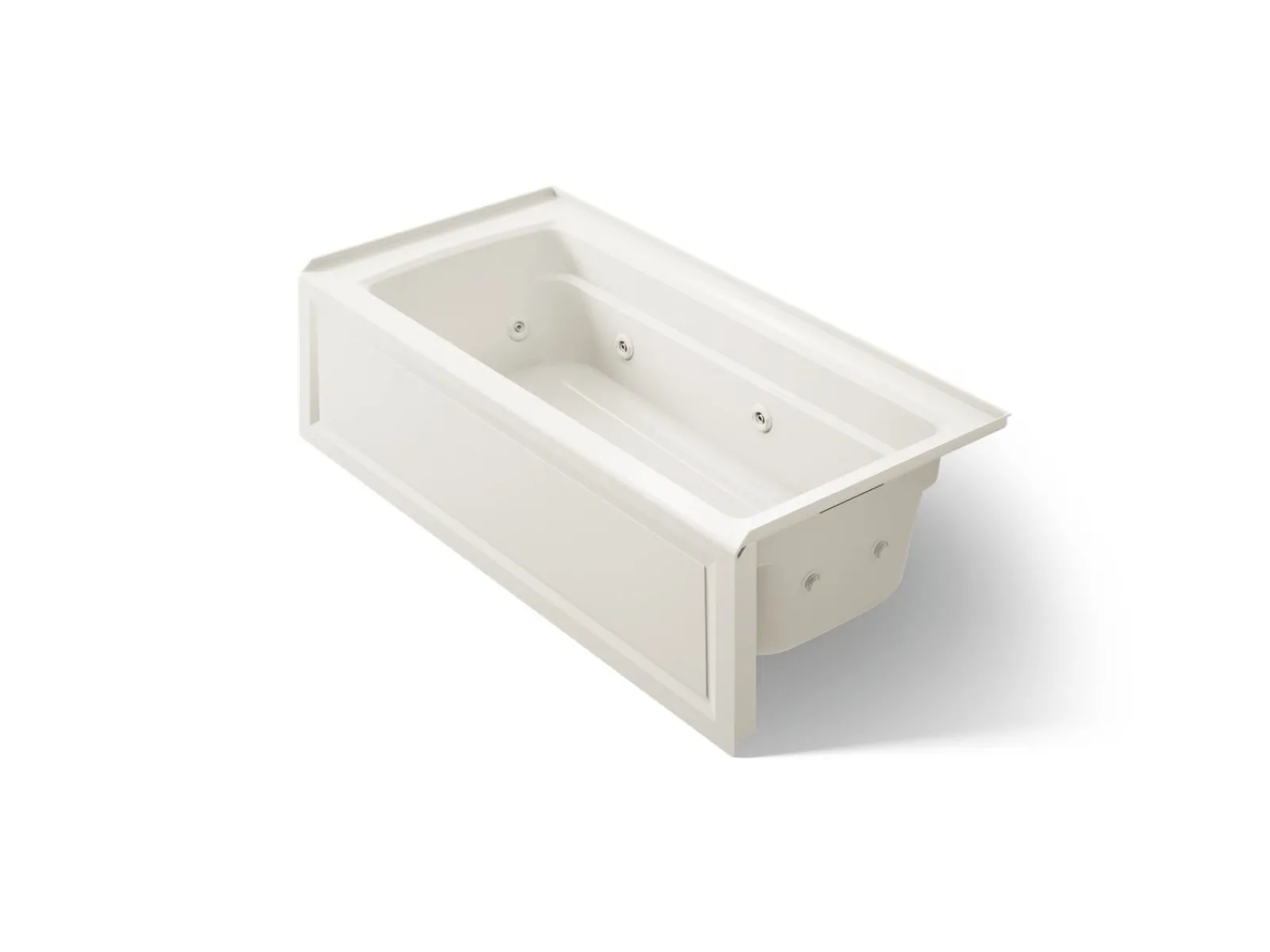 66" x 32" alcove heated whirlpool, right drain^Kohler