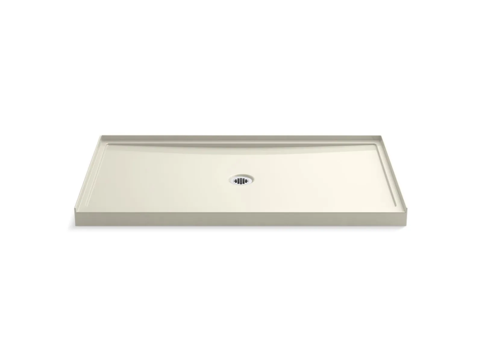 60" x 34" alcove shower base, center drain^Kohler Sale
