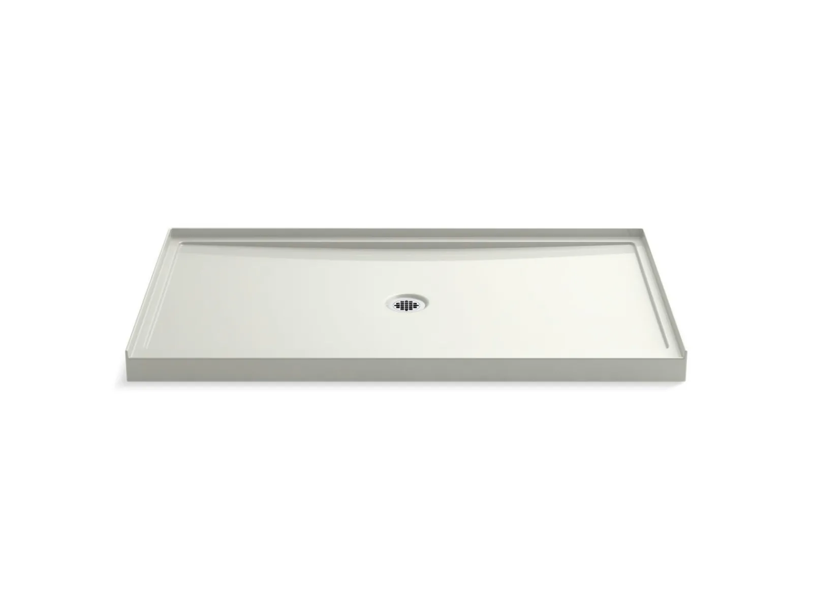 60" x 34" alcove shower base, center drain^Kohler Sale