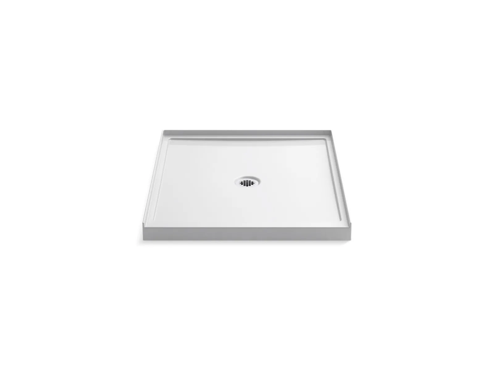 36" x 42" alcove shower base, center drain^Kohler Discount