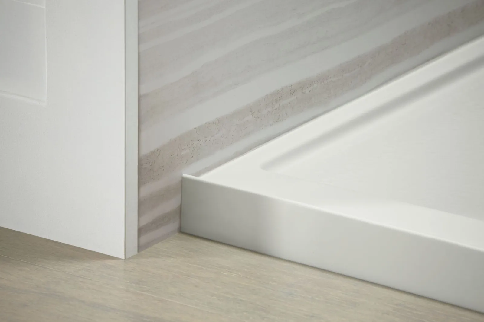 48" x 34" alcove shower base, center drain^Kohler Sale