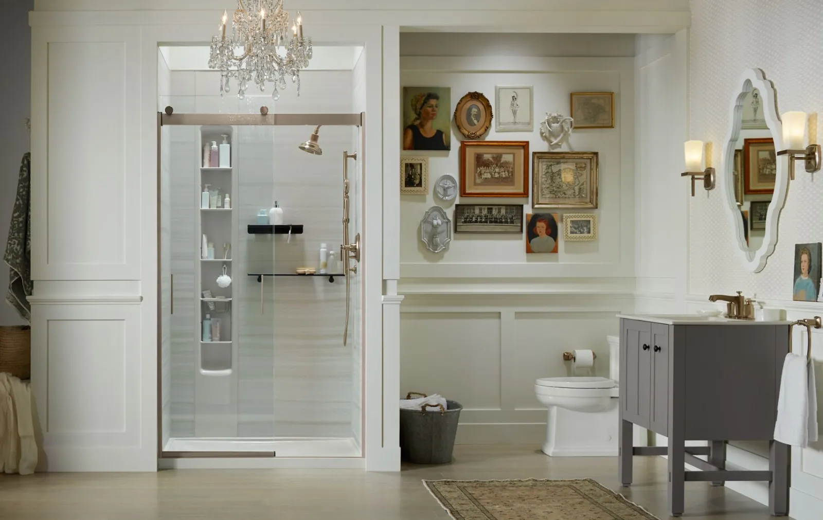 48" x 34" alcove shower base, center drain^Kohler Sale