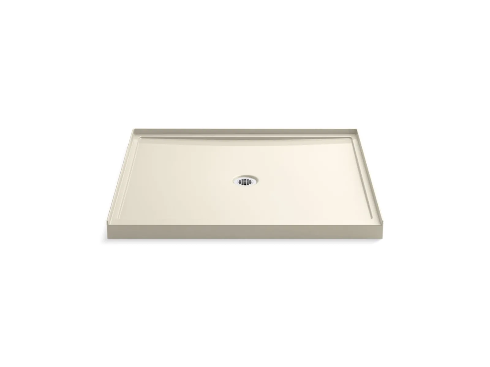 48" x 42" alcove shower base, center drain^Kohler Best