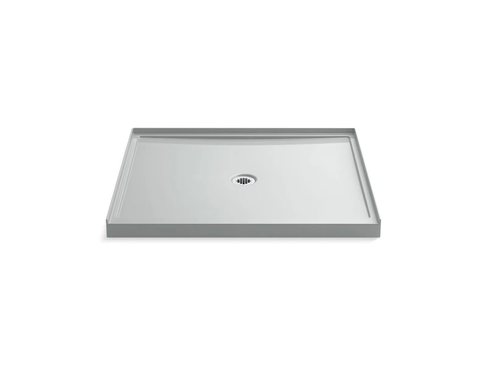 48" x 42" alcove shower base, center drain^Kohler Best