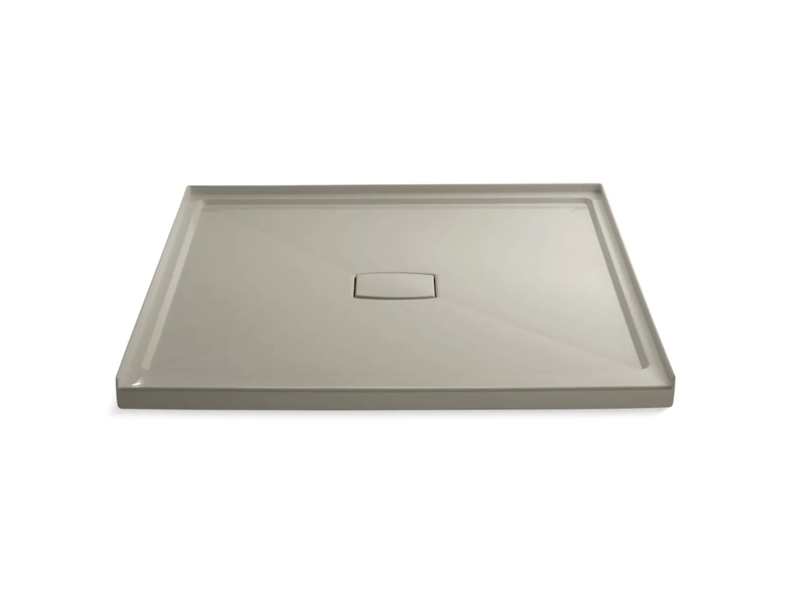 60" x 60" alcove shower base, center drain^Kohler Discount
