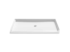 62" x 36" alcove shower base, center drain^Kohler Best