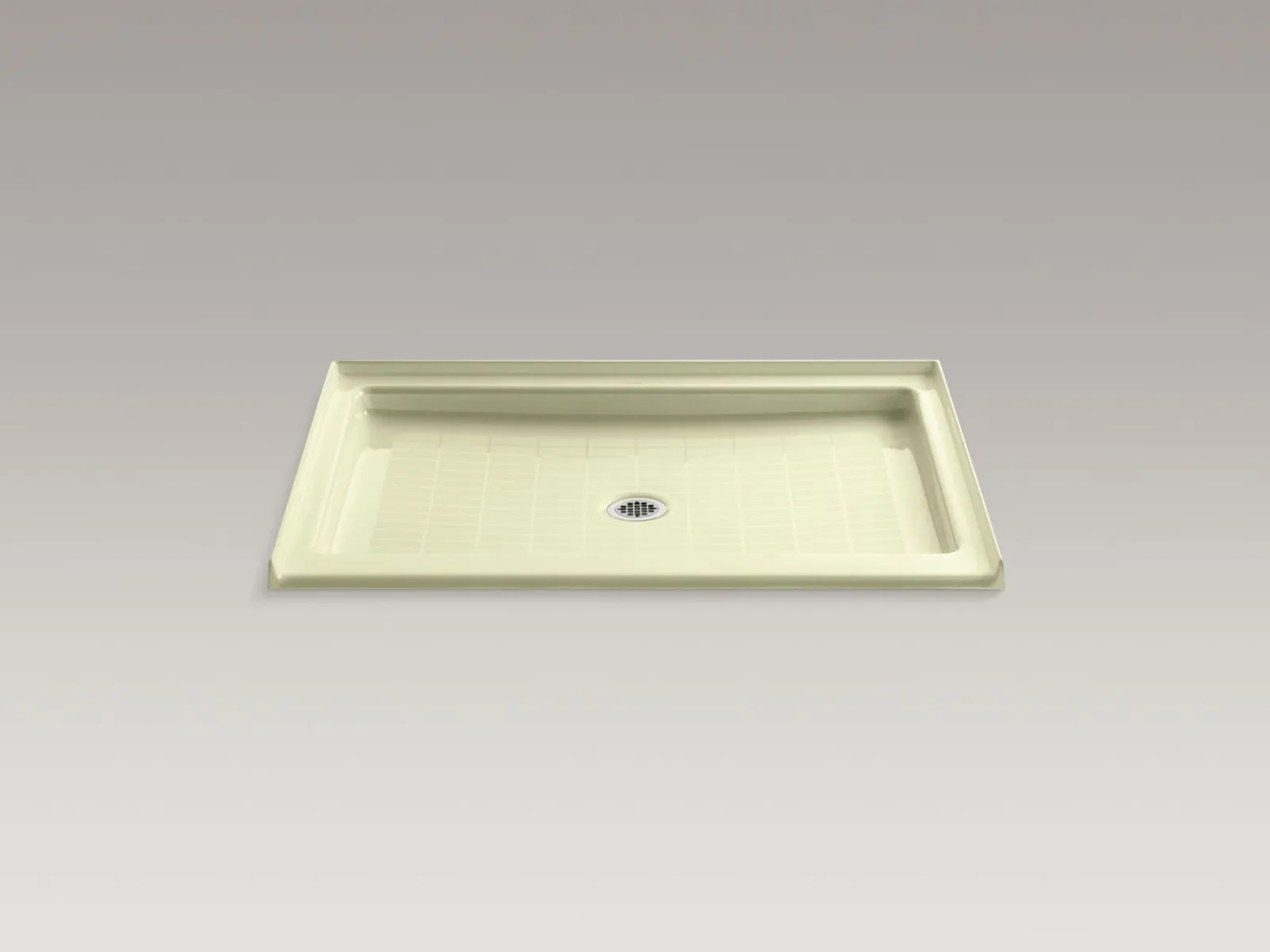 48" x 36" alcove shower base, center drain^Kohler