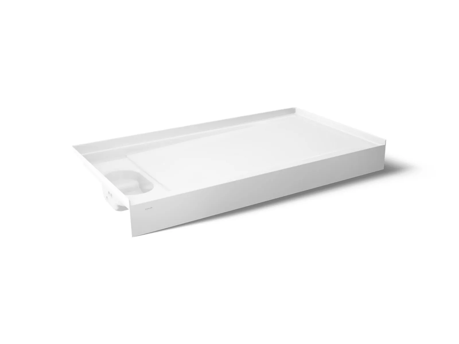 60" x 32" alcove shower base, left drain^Kohler Clearance