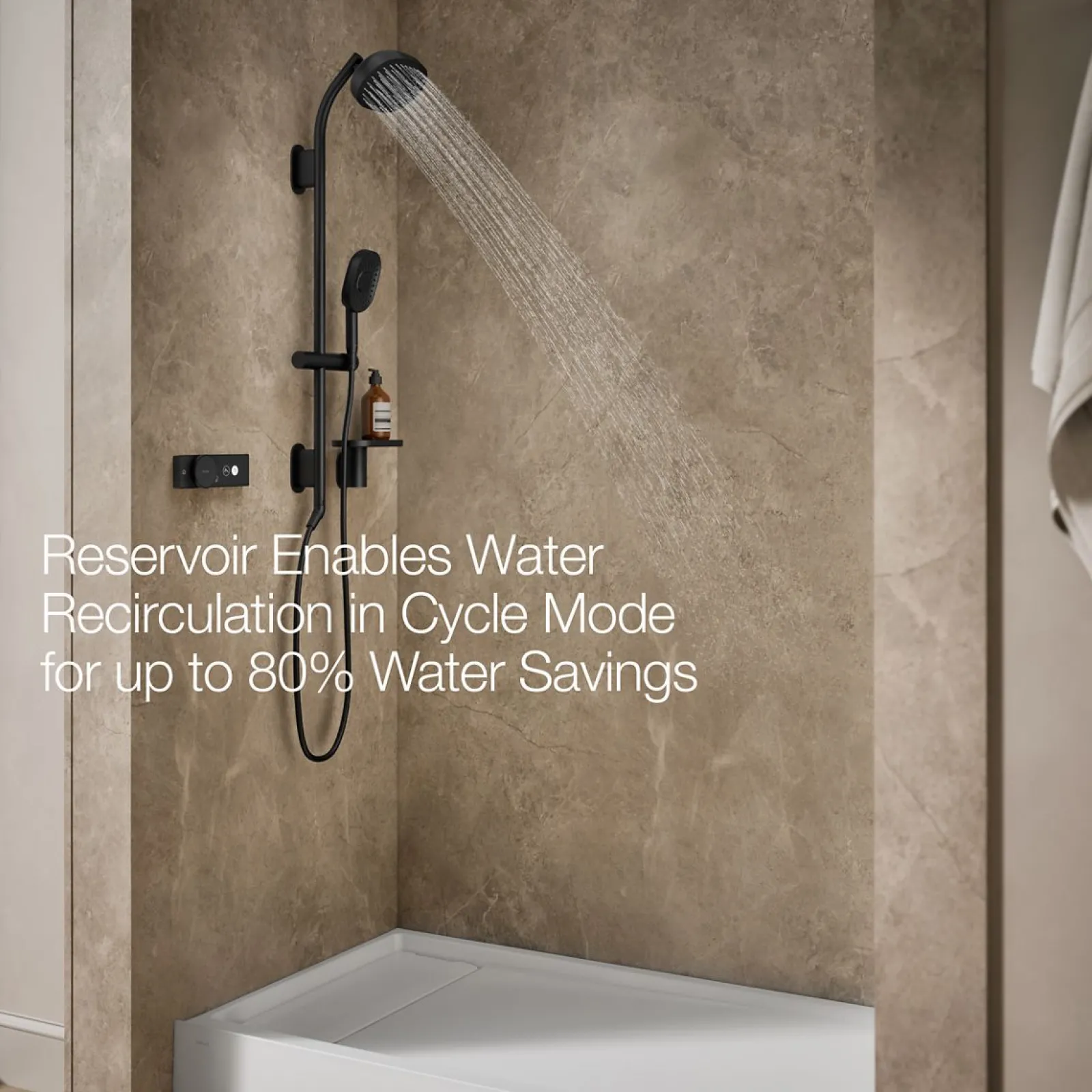 60" x 32" alcove shower base, left drain^Kohler Clearance