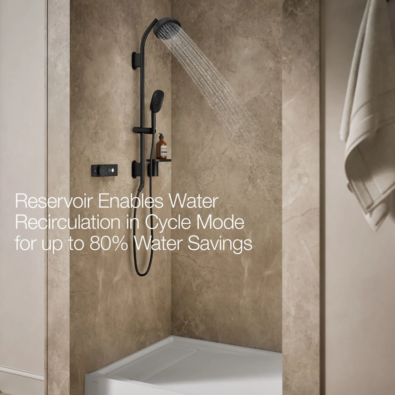 48" x 36" alcove shower base, left drain^Kohler Outlet