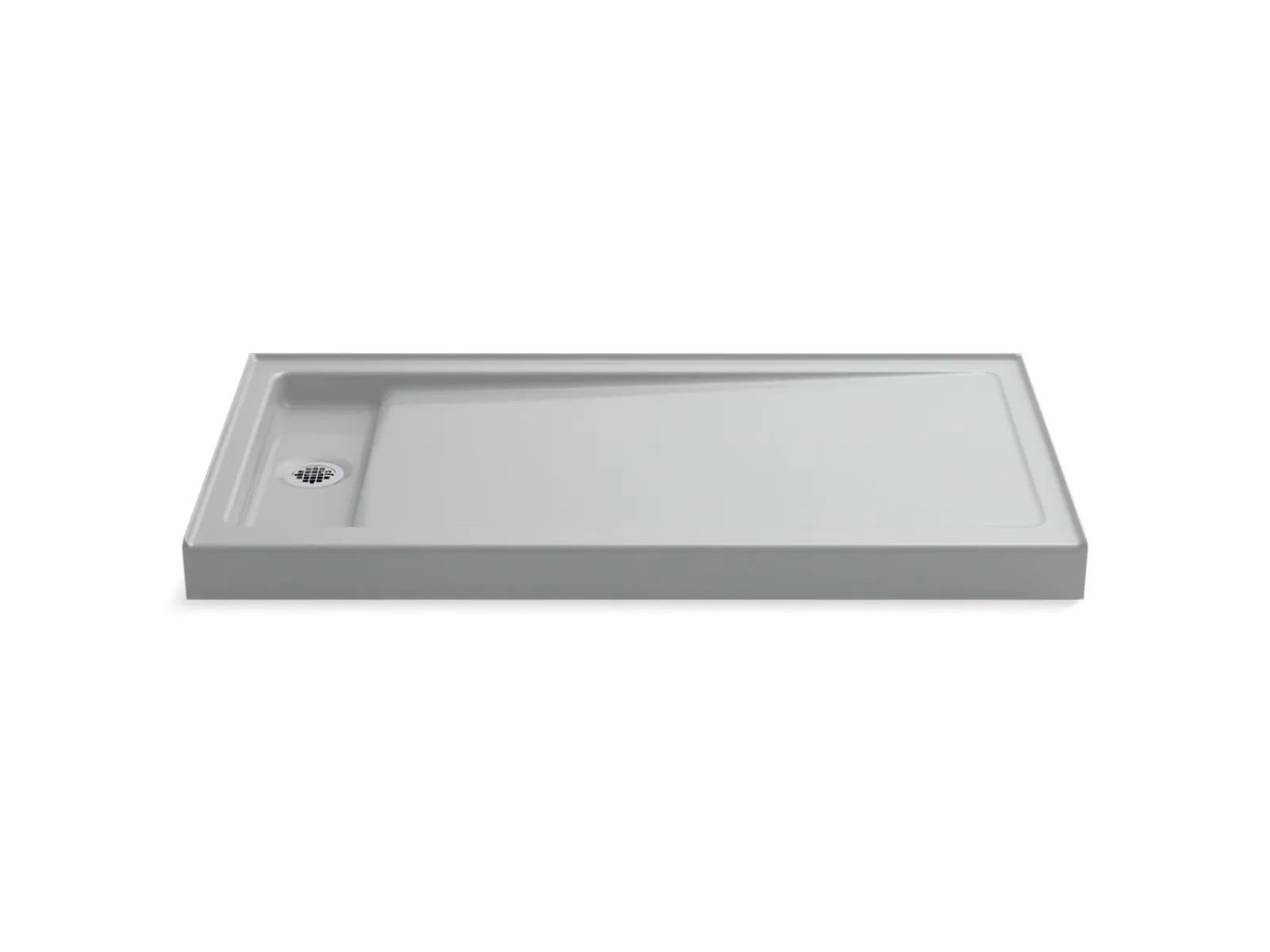 60" x 32" alcove shower base, left offset drain^Kohler Discount