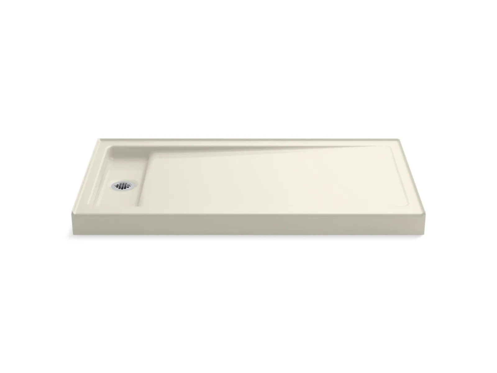 60" x 32" alcove shower base, left offset drain^Kohler Discount