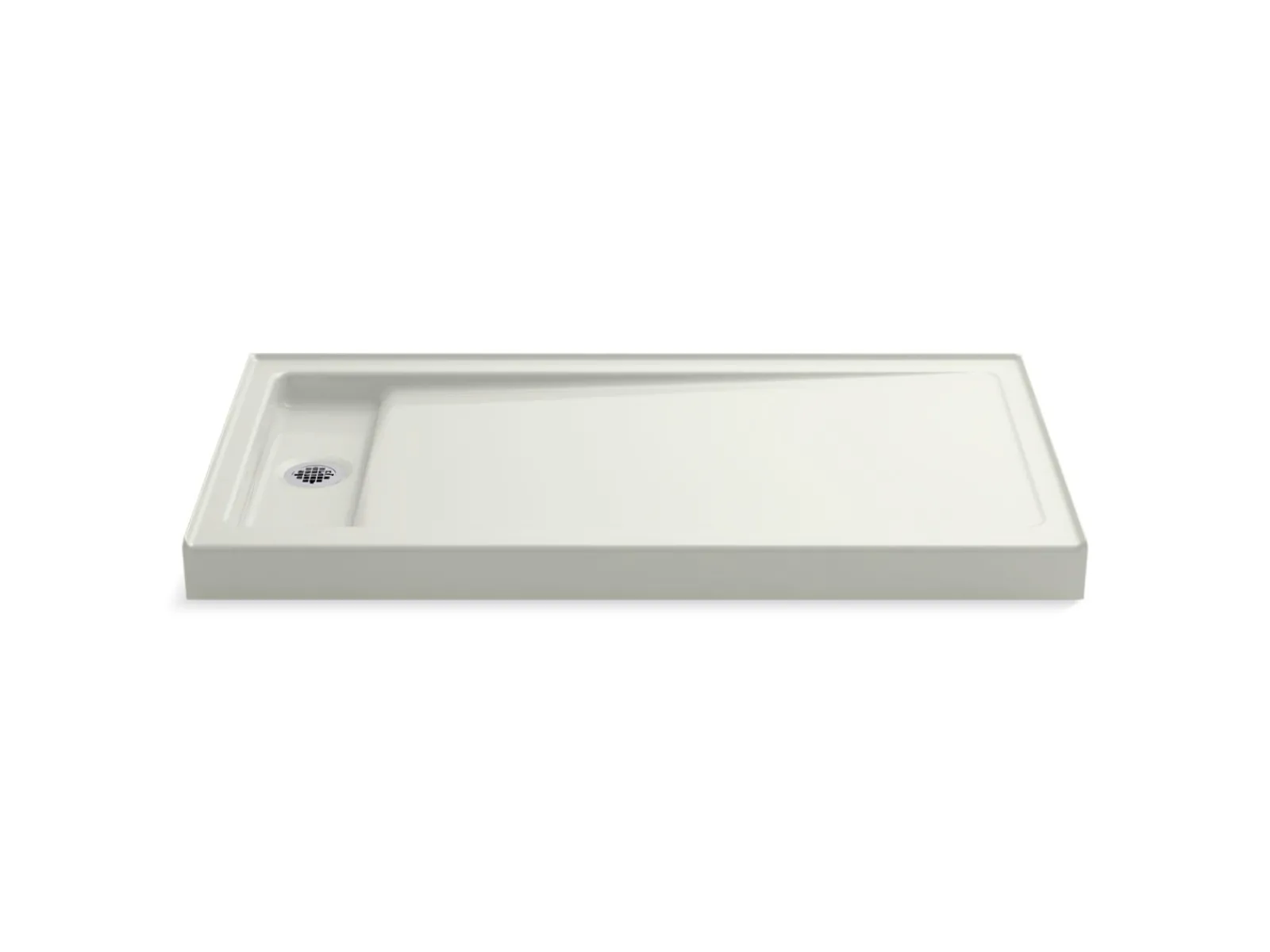 60" x 32" alcove shower base, left offset drain^Kohler Discount