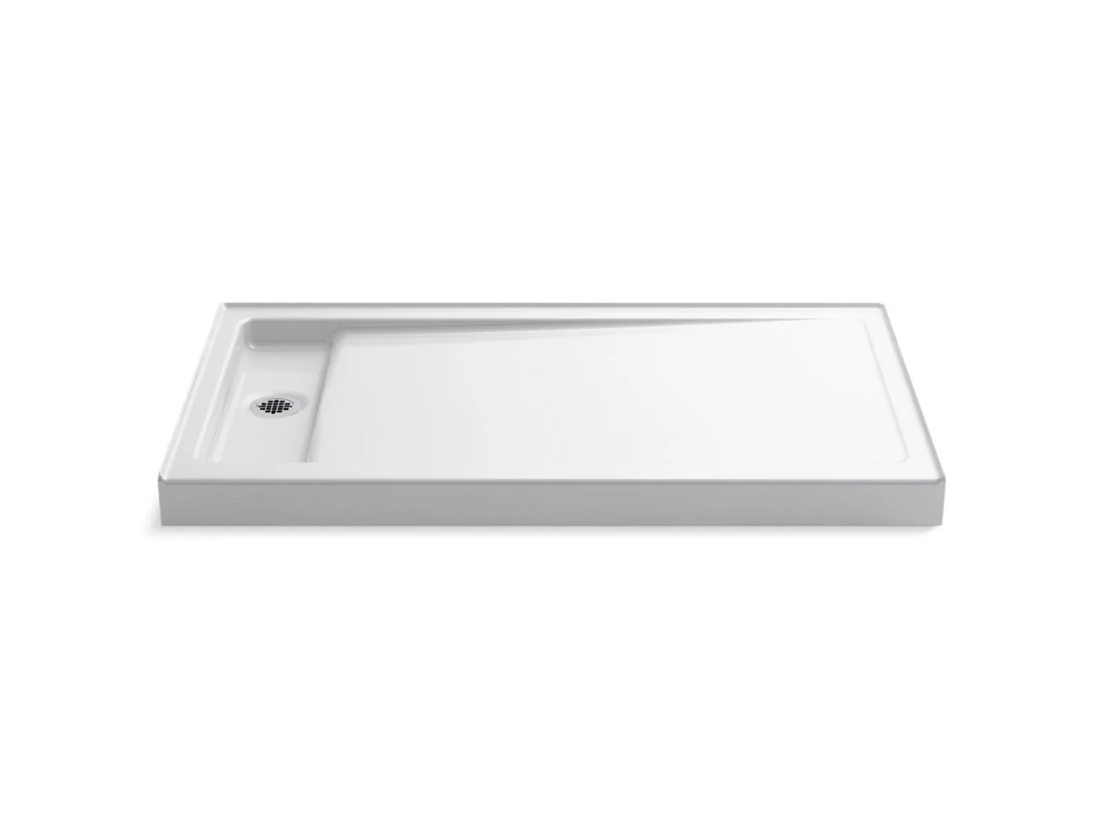 60" x 34" alcove shower base, left offset drain^Kohler Sale