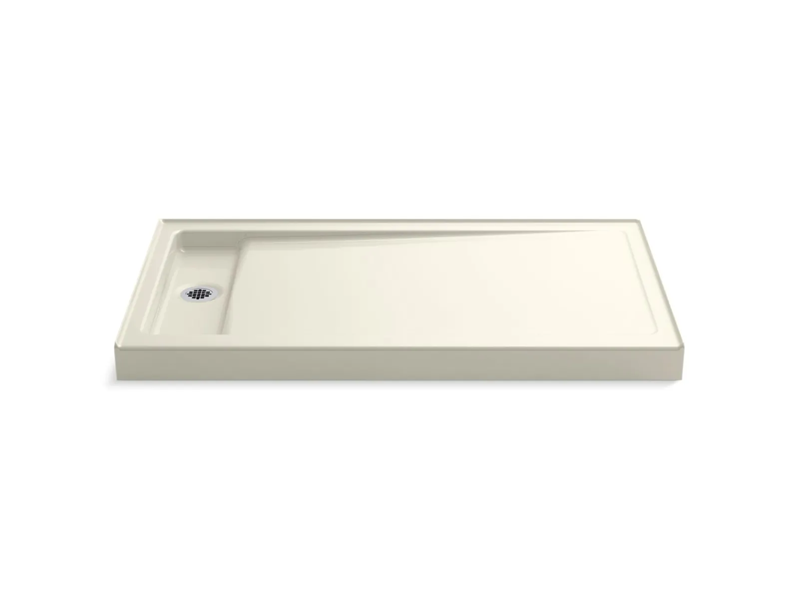60" x 34" alcove shower base, left offset drain^Kohler Sale