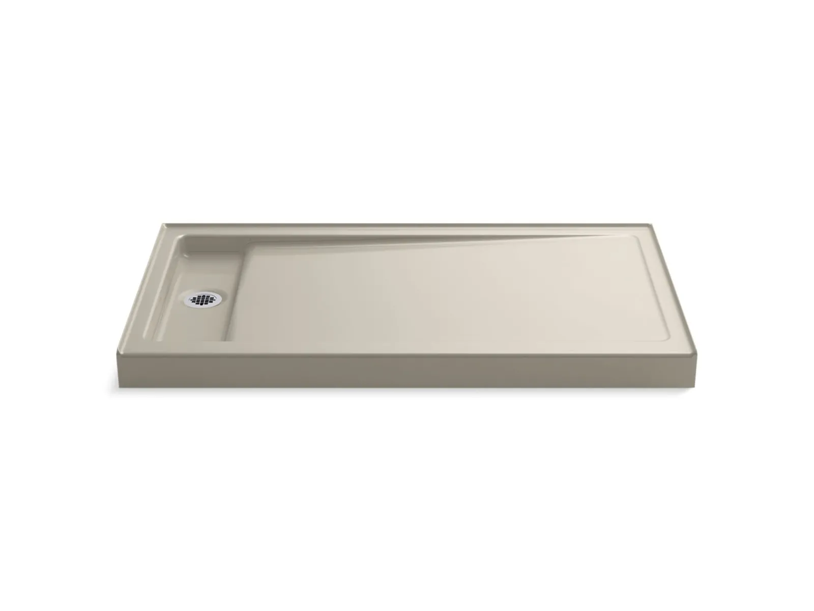 60" x 34" alcove shower base, left offset drain^Kohler Sale