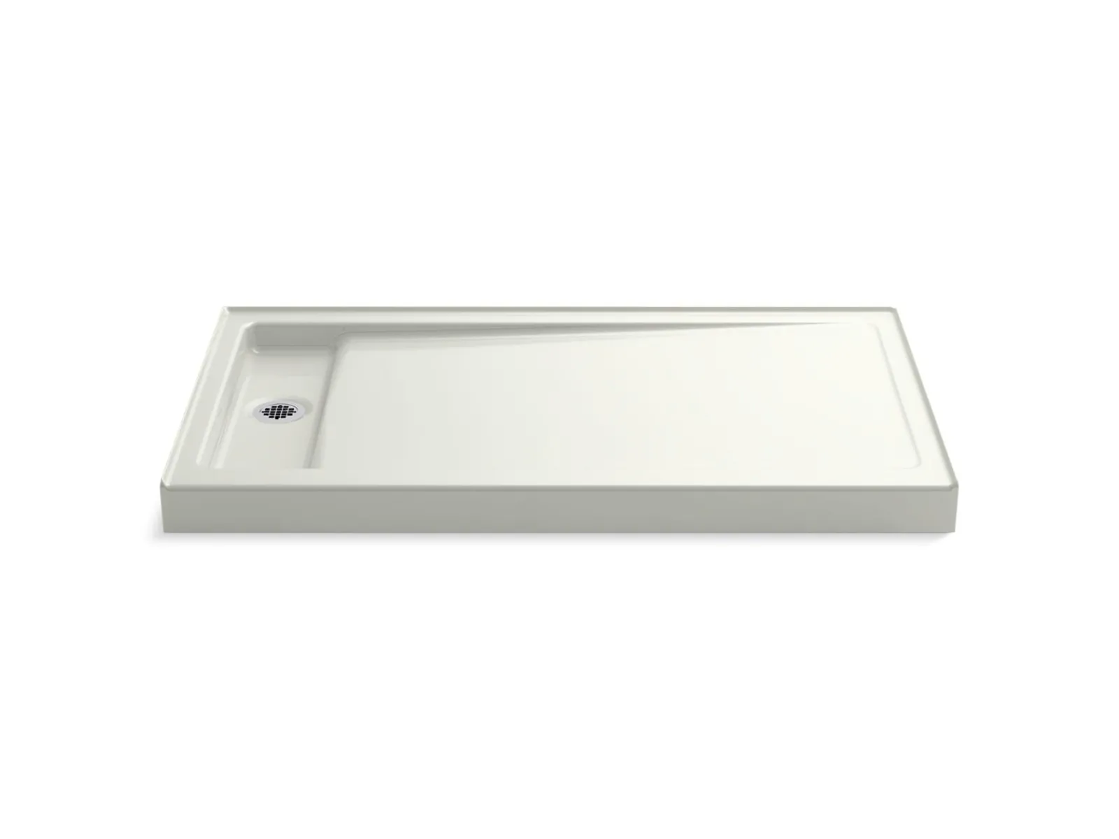 60" x 34" alcove shower base, left offset drain^Kohler Sale