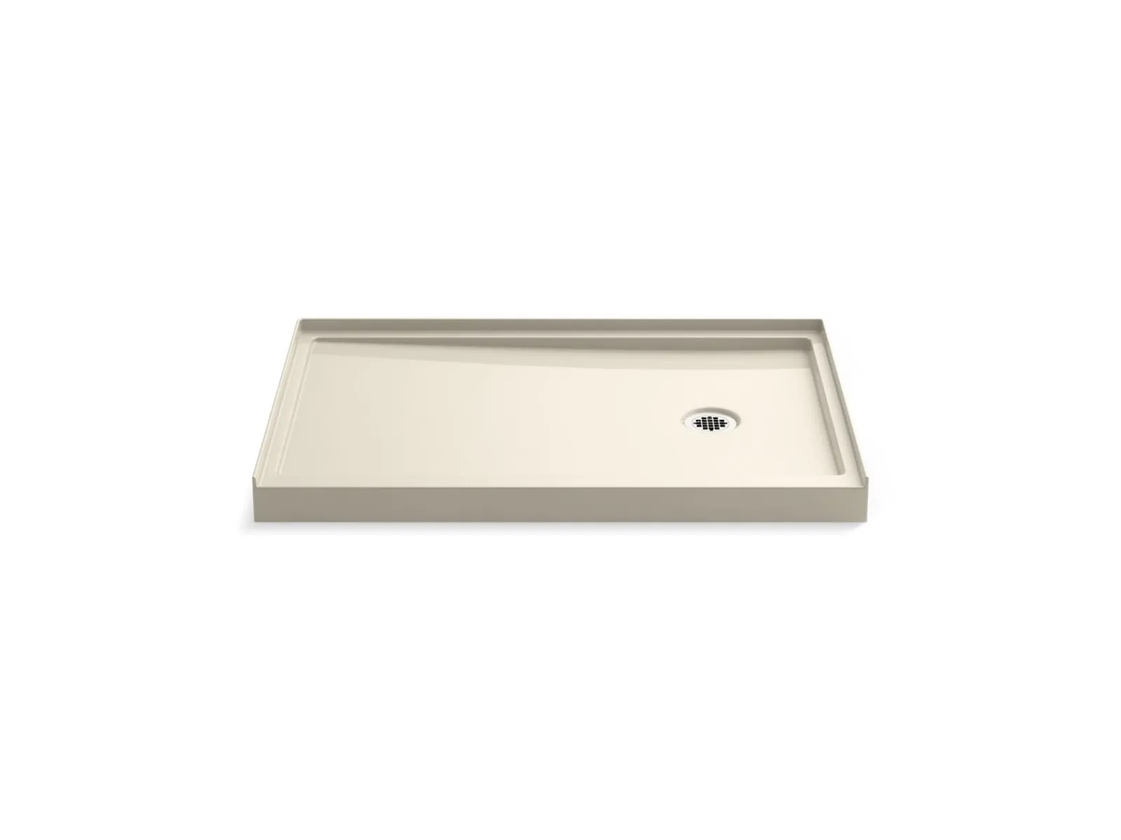 48" x 32" alcove shower base, right drain^Kohler Best