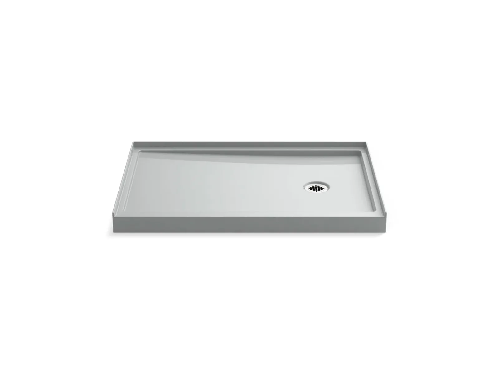 48" x 32" alcove shower base, right drain^Kohler Best
